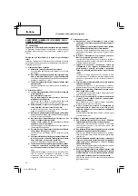 Preview for 20 page of Hitachi Koki WR 22SA Handling Instructions Manual