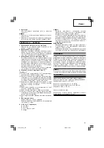 Preview for 23 page of Hitachi Koki X 303 Handling Instructions Manual