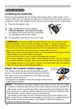 Preview for 16 page of Hitachi Maxell CP-CX251N User Manual