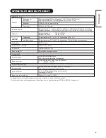 Preview for 49 page of Hitachi 1.5 UT32X812 (French) Manual D'Utilisation