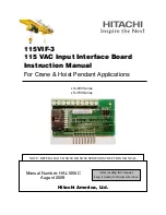 Preview for 1 page of Hitachi 115VIF-3 Instruction Manual