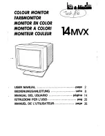 Preview for 1 page of Hitachi 14MVX User Manual