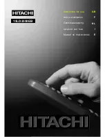 Hitachi 15LD2550EB Instructions For Use Manual preview