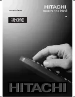 Hitachi 15LD3200 Instructions For Use Manual preview