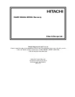 Preview for 34 page of Hitachi 19LD5550U User Manual