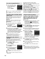 Preview for 12 page of Hitachi 19LD5750U User Manual