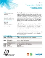 Preview for 1 page of Hitachi 2.5-Inch Mobile 5400 RPM 9.5mm Travelstar HTS547575A9E384 Datasheet