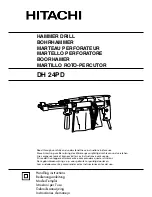 Hitachi 24PD Handling Instructions Manual preview