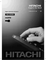 Hitachi 26LD2550B Instructions For Use Manual preview