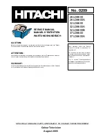 Hitachi 26LD6600 Service Manual предпросмотр