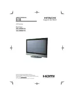 Hitachi 26LD9000TA - LCD Direct View TV User Manual preview