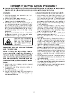 Предварительный просмотр 2 страницы Hitachi 27CX01B Service Manual