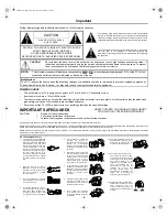 Preview for 2 page of Hitachi 27UX01 Operating Manual