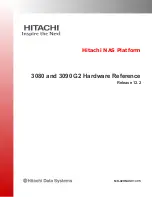 Hitachi 3080 G2 Hardware Reference Manual preview