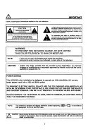 Предварительный просмотр 2 страницы Hitachi 32CX38B Operating Manual