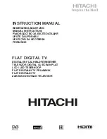 Hitachi 32HBT41 Instruction Manual preview