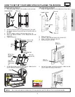 Предварительный просмотр 5 страницы Hitachi 32HDT50 Operating Manual