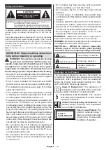 Предварительный просмотр 4 страницы Hitachi 32HE2200 Instruction Manual