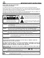 Предварительный просмотр 2 страницы Hitachi 32HLX61 - LCD Direct View TV Operating Manual