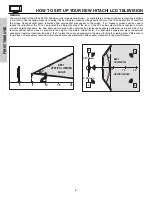 Предварительный просмотр 6 страницы Hitachi 32HLX61 - LCD Direct View TV Operating Manual