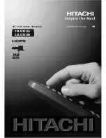 Preview for 1 page of Hitachi 32LD30UA Instructions For Use Manual