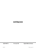 Предварительный просмотр 58 страницы Hitachi 32LD7800TA Service Manual