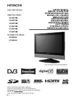 Preview for 1 page of Hitachi 32LD9600 User Manual