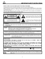 Preview for 2 page of Hitachi 32UDX10S, 36UDX10S Operating Manual