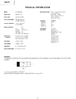 Preview for 4 page of Hitachi 35UX85B/CZ68 Service Manual