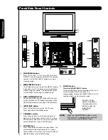 Предварительный просмотр 10 страницы Hitachi 37HLX99 - LCD Direct View TV Operating Manual