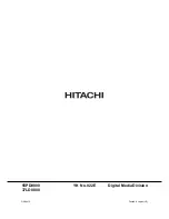 Preview for 128 page of Hitachi 37LD8800TA Service Manual