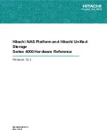 Предварительный просмотр 1 страницы Hitachi 4000 Hardware Reference Manual