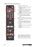 Preview for 10 page of Hitachi 40FHDSM8 Owner'S Manual