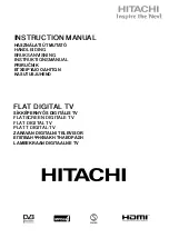 Hitachi 40HE4000 Instruction Manual preview