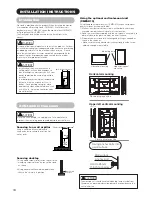 Предварительный просмотр 10 страницы Hitachi 42" User Manual