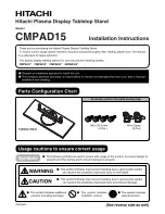 Предварительный просмотр 63 страницы Hitachi 42EDT41 - 42" Plasma TV User Manual