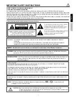 Preview for 3 page of Hitachi 42HDF52 - 42" Plasma TV Operating Manual