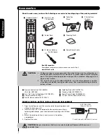 Предварительный просмотр 4 страницы Hitachi 42HDT52 Operating Manual