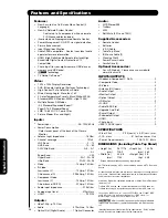 Предварительный просмотр 96 страницы Hitachi 42HDT52 Operating Manual