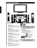 Предварительный просмотр 10 страницы Hitachi 42HDT79 - UltraVision CineForm - 42" Plasma TV Operating Manual