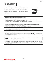 Предварительный просмотр 11 страницы Hitachi 42HDT79 - UltraVision CineForm - 42" Plasma TV Service Manual