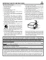 Предварительный просмотр 3 страницы Hitachi 42HDX61 Operating Manual