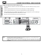 Предварительный просмотр 16 страницы Hitachi 42HDX61 Operating Manual