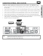 Предварительный просмотр 19 страницы Hitachi 42HDX61 Operating Manual