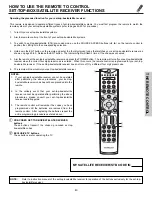 Предварительный просмотр 43 страницы Hitachi 42HDX61 Operating Manual