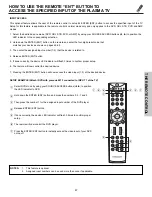 Предварительный просмотр 47 страницы Hitachi 42HDX61 Operating Manual