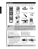 Preview for 4 page of Hitachi 42HDX62A Online Manual