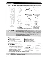 Предварительный просмотр 4 страницы Hitachi 42HDX62A Operating Manual