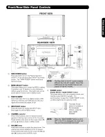 Предварительный просмотр 9 страницы Hitachi 42HDX62A Operating Manual