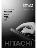 Hitachi 42LDF30U Instructions For Use Manual preview